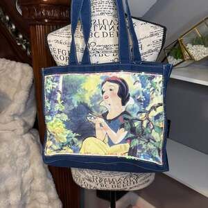 Vintage Disney Snow White Beaded Sequin Tote
